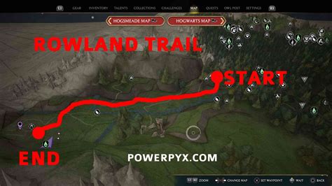 Hogwarts Legacy Use Rowlands Map To Follow His Trail Solution