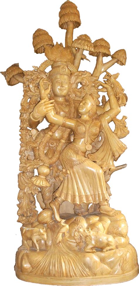 Download Radha Krishna Eternal Love Sculpture