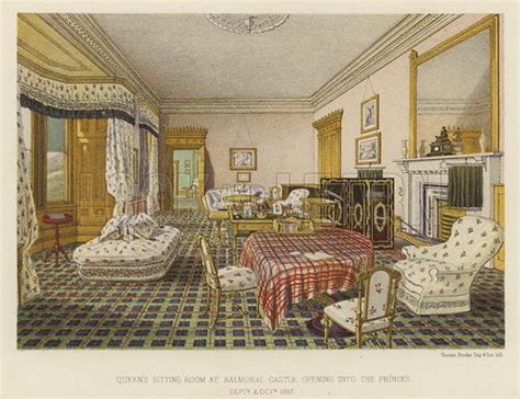 Queen Victorias Sitting Room At Balmoral Castle Opening Stock Image