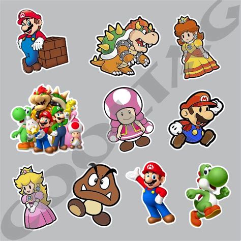 Super Mario Stickers Pack 2 Cooltag Stickers