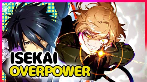 TOP 5 animes ISEKAI protagonista OVERPOWER que você não pode perder