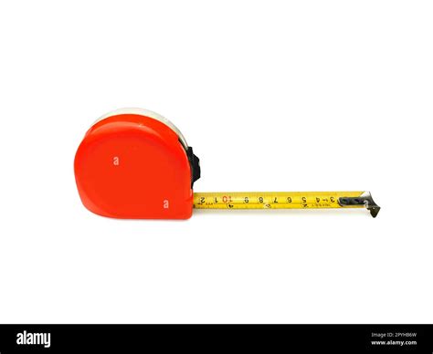 Tape Measure Isolated On White Background Stock Photo Alamy