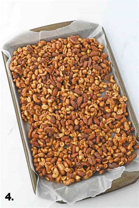 Easy Homamde Candied Mixed Nuts Recipe Organized Island