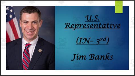 U.S. Representative Jim Banks (IN - 3rd) BIO PPT by Teach Simple