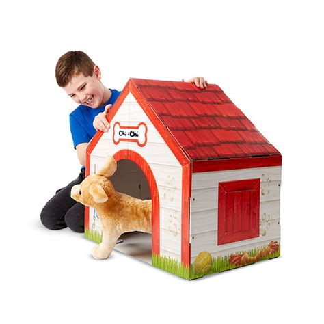 Doghouse Plush Pet Indoor Playhouse Fat Brain Toys