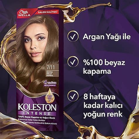 Wella Koleston Intense Saç Boyası 7 11 Ekstra Küllü Kumral Fiyatları