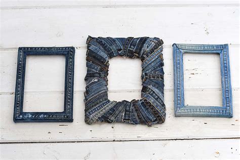 The Best Upcycled Denim Crafts And Diys Pillar Box Blue