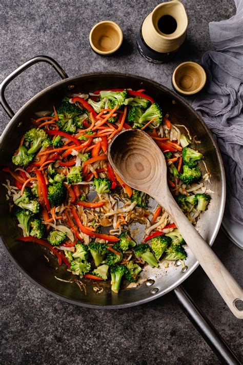 Easy Veggie Noodle Stir Fry With Shrimp Spoonful Of Plants