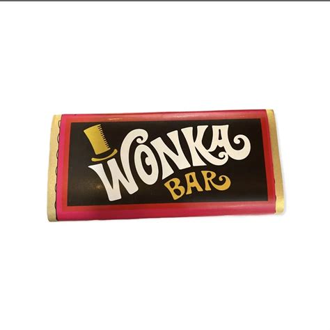 X Willy Wonka Chocolate Bar Wrapper X Golden Ticket Off