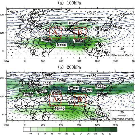 Geopotential Height Gph Blue Solid Contour Gpm Wind Vector M S