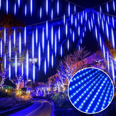 EEIEER Meteor Shower Lights, 19.7 inches 10 Tubes 540 LED Christmas ...