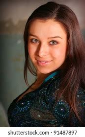 Portrait Beautiful Sexy Brunette Girl Stock Photo Shutterstock