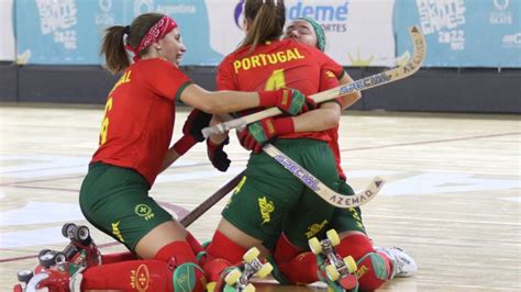 Hóquei em patins feminino Portugal conquista a medalha de bronze