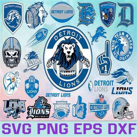 Detroit Lions Football Team Svg Detroit Lions Svg Nfl Team Inspire