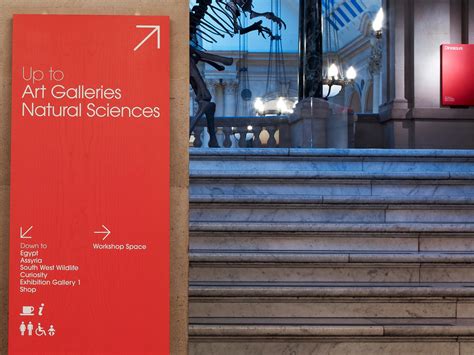 Bristol Museum Art Gallery Wayfinding Signage Cartlidge Levene