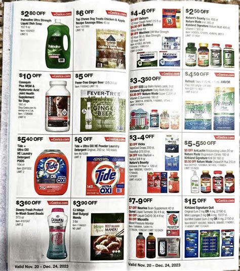 Nov Dec Costco Savings Book Nov Dec Costco Deals