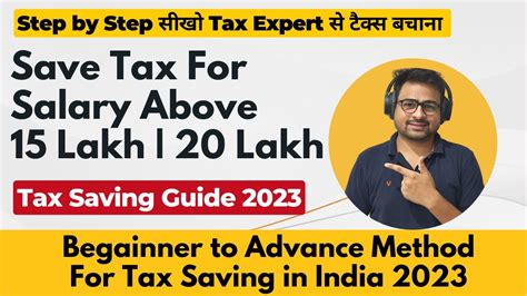 How To Save Tax For Salary Above Lakhs Or Lakhs Income Tax