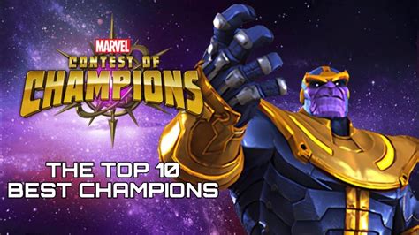 Marvel Contest Of Champaions The Top 10 Best Champions Youtube