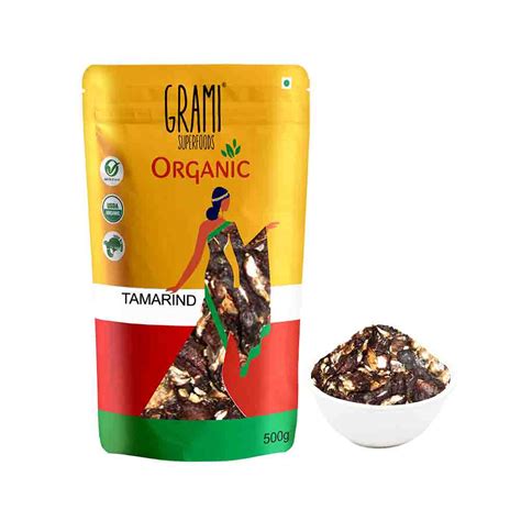 GRAMI SUPERFOODS Organic Tamarind 500g X Pack Of 2 MyNiwa