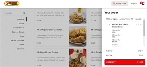 Chicken Express Menu With Prices [Updated May 2024] - TheFoodXP