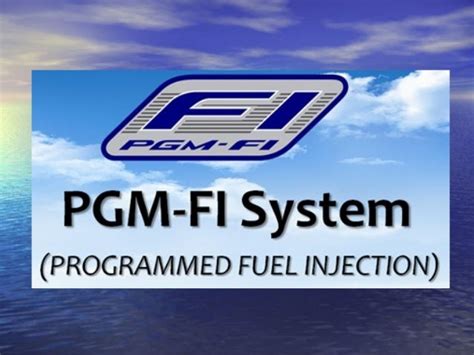 Pgm Fi Programmed Fuel Injection