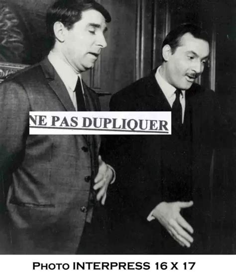 Photo De Presse Originale Interpress De Jean Poiret Michel Serrault