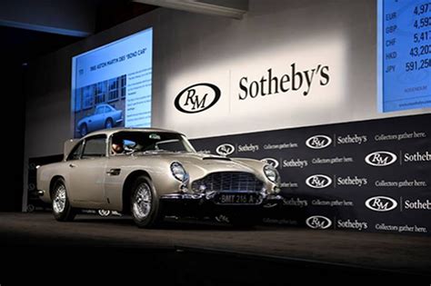 RM Sotheby S Sells James Bond Aston Martin DB5 For 6 4 Million Old