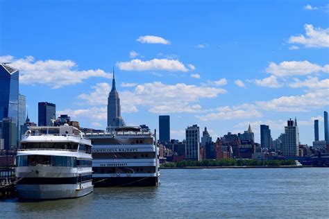 Cruise ship,new york city,manhattan,skyline,harbor - free image from ...