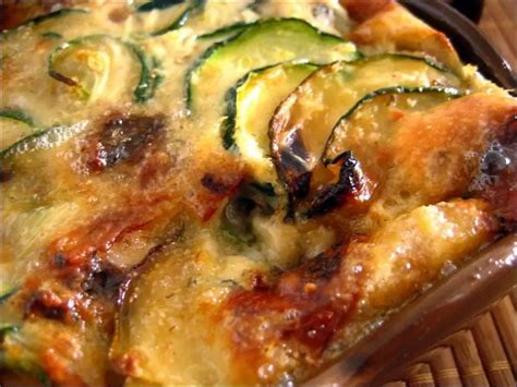 Clafoutis de courgette à la fourme d Ambert Happy papilles