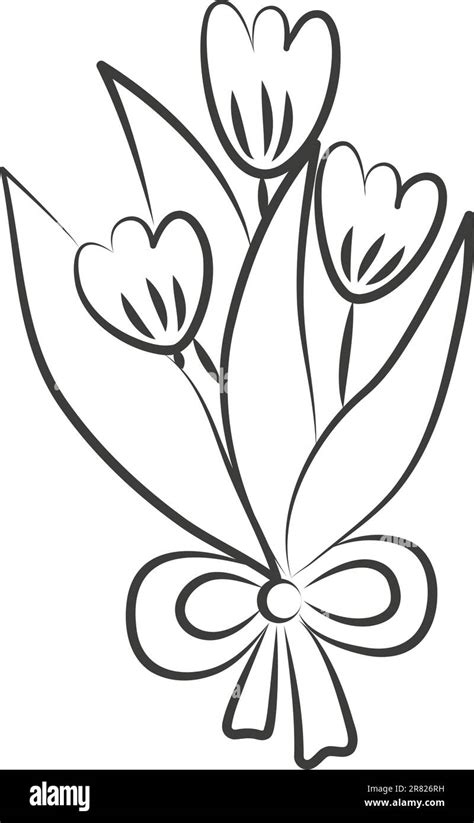 Dibujos De Flores Tulipan Para Colorear Vsun