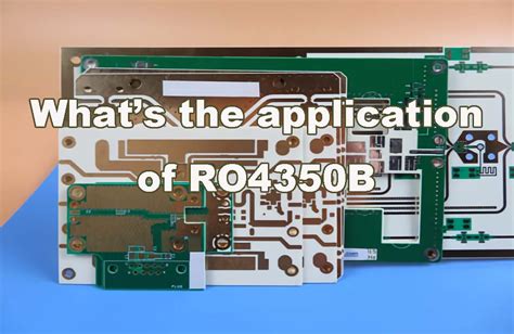 Ro B A High Frequency Board Material And Of Rogers Material Ibe