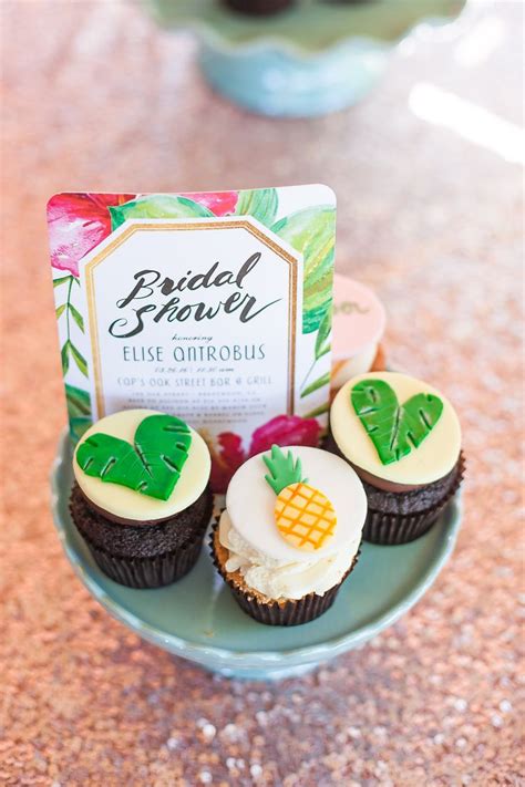 An Elegant Tropical Bridal Shower Trueblu Bridesmaid Resource For