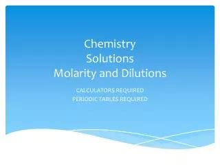 Ppt Solution Preparation And Dilutions Powerpoint Presentation Free