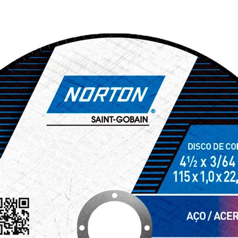 Disco De Corte BNA 12 115x1 0x22 23mm NORTON 66252846557