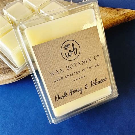 Dark Honey And Tobacco Wax Snap Bar Wax Botanix Co