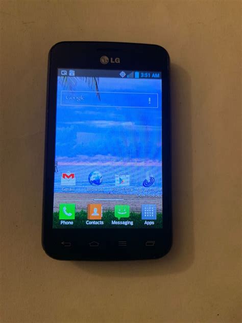 Tracfone Lg Optimus Dynamic Ii L39c Android Smart Phone Needs Battry Read Ebay