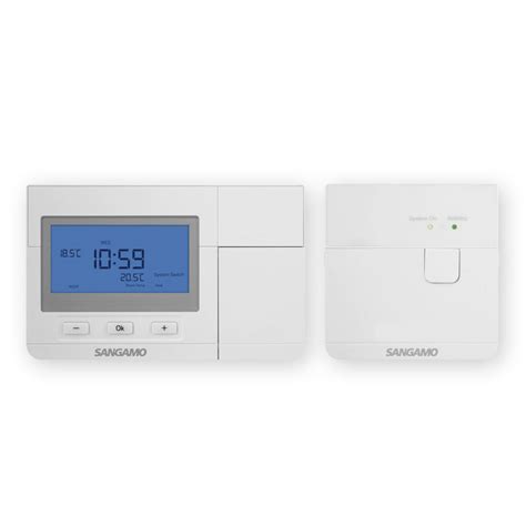 Chprstatdprf Sangamo Choice Plus Room Thermostat Digital White Wireless Programmable