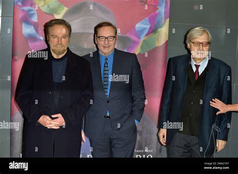 Rome Italy Th Jan Franco Nero Kevin Spacey And Vittorio