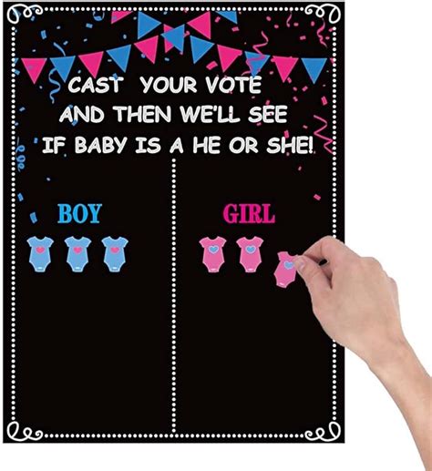 Amazon Miss Fantasy Gender Reveal Decorations Voting Gender