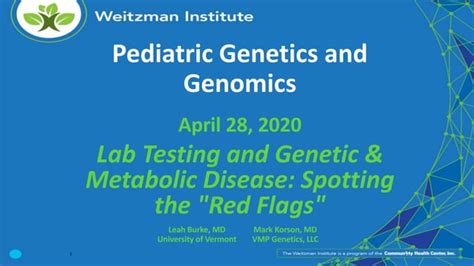 Pediatric Genetics And Genomics Ppt