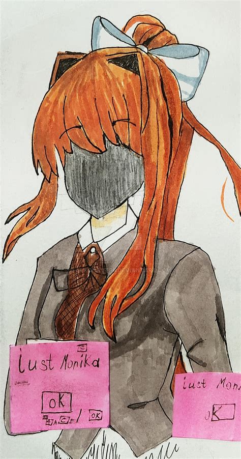 Monika DDLC by alkonavt96 on DeviantArt