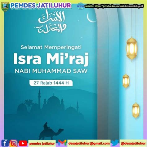 Isro Mi Roj Nabi Muhammad Saw H Website Resmi Desa Jatiluhur