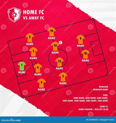 Football Formation Stock Photo | CartoonDealer.com #25348002