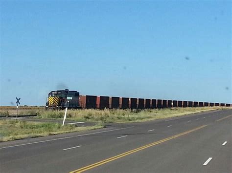 Farmrail Chugging South Out Of Cordell Region Caboose Railroad