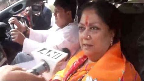 Rajasthan Assembly Election 2023 Results Former Chief Minister And Bjp Candidate Vasundhara