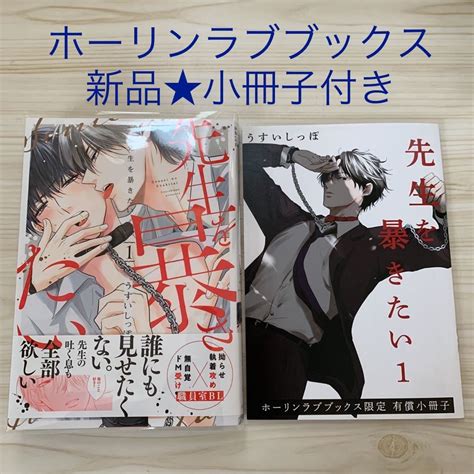 【未使用に近い】ホーリンラブブックス有償特典12p 小冊子付 先生を暴きたい 1巻 新品 未読品 うすいしっぽ Bl新刊 ②の落札情報詳細