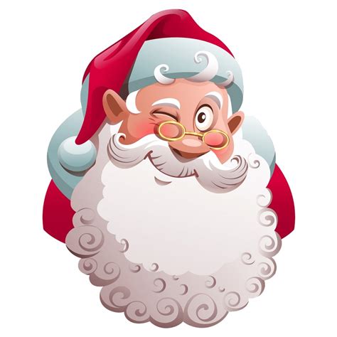 Printable Santa Claus Face Template - Printable JD