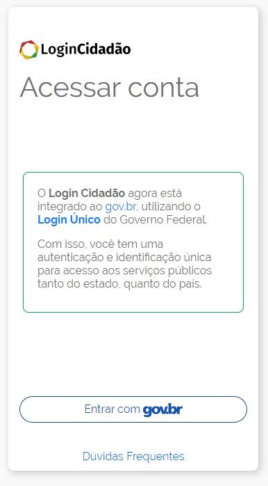 Login Cidad O Integrado Ao Gov Br Rs Gov Br Portal De Servi Os Digitais