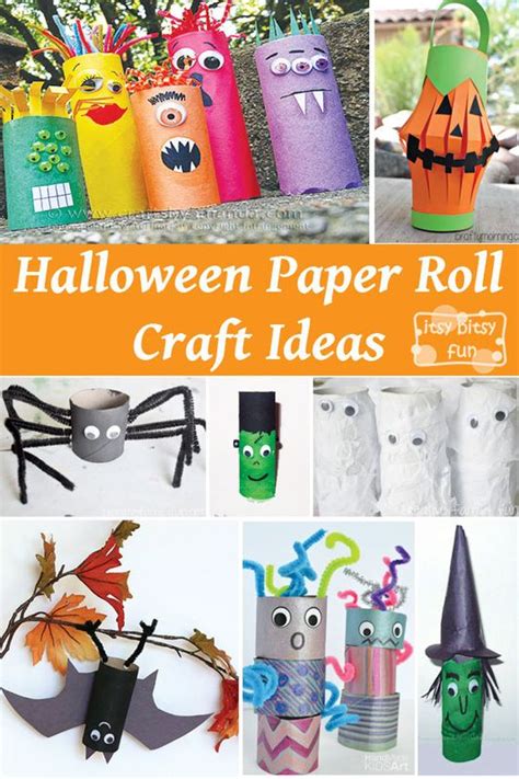 Spooky Halloween Toilet Paper Roll Crafts | Halloween toilet paper roll ...