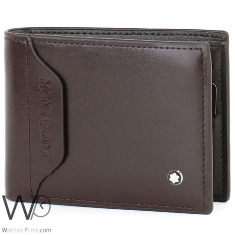 Mont blanc Wallet Brown Leather For Men | Watches Prime